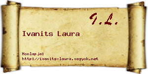Ivanits Laura névjegykártya